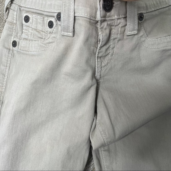 True Religion Women's Linda Gray Cropped Skinny Jeans Size 24 Pre-Owned - Picture 8 of 8